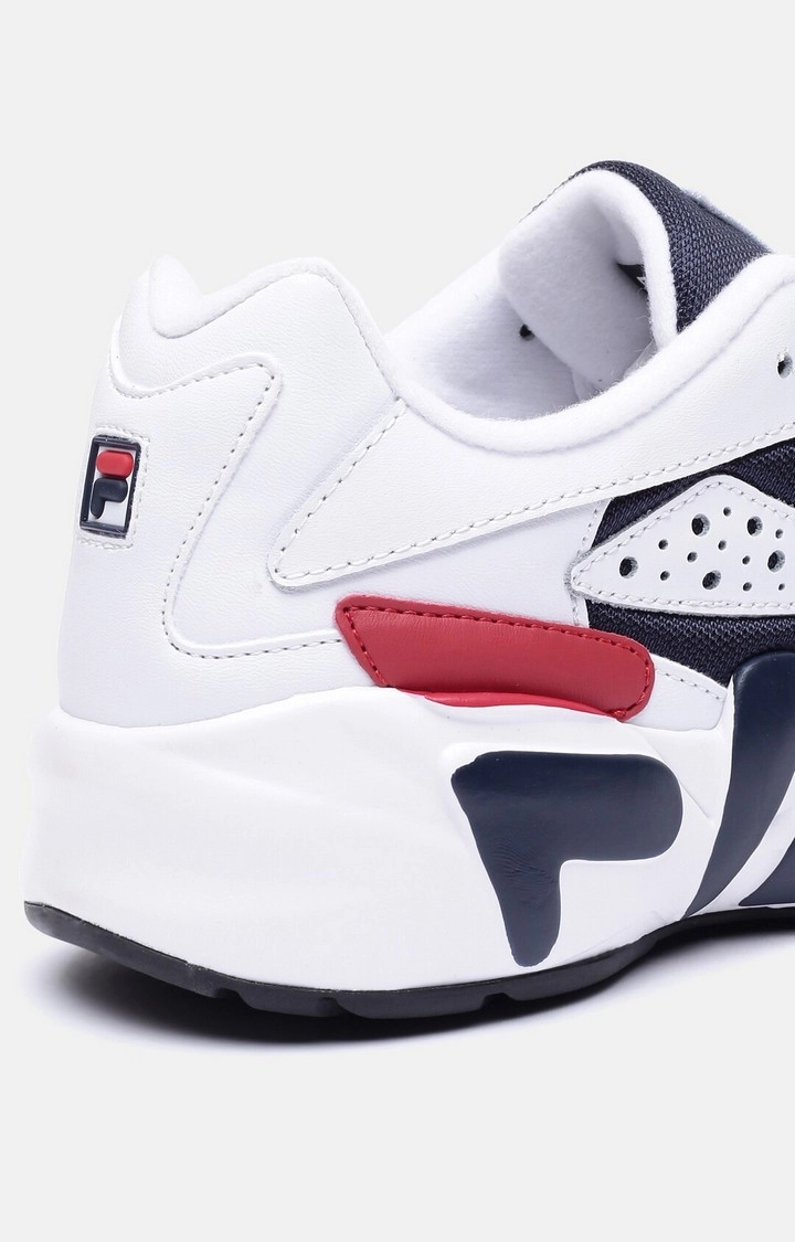 Women's White Leather Sneakers