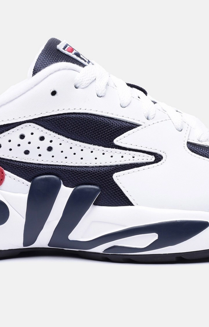 Women's White Leather Sneakers