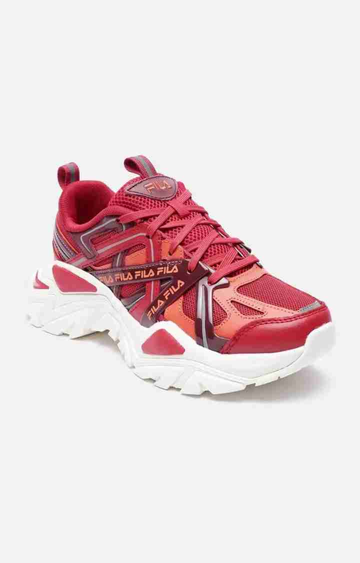 Womens red filas store