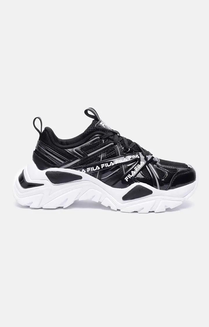 FILA | Women's Black Leather Outdoor Sports Shoes 1