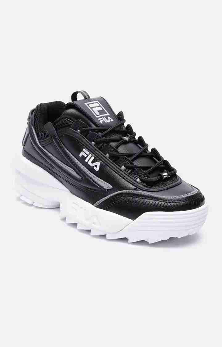 Women s Black Leather Sneakers