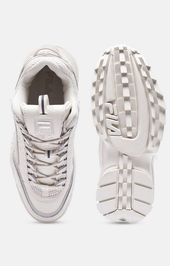 FILA | Women's White Leather Sneakers 3