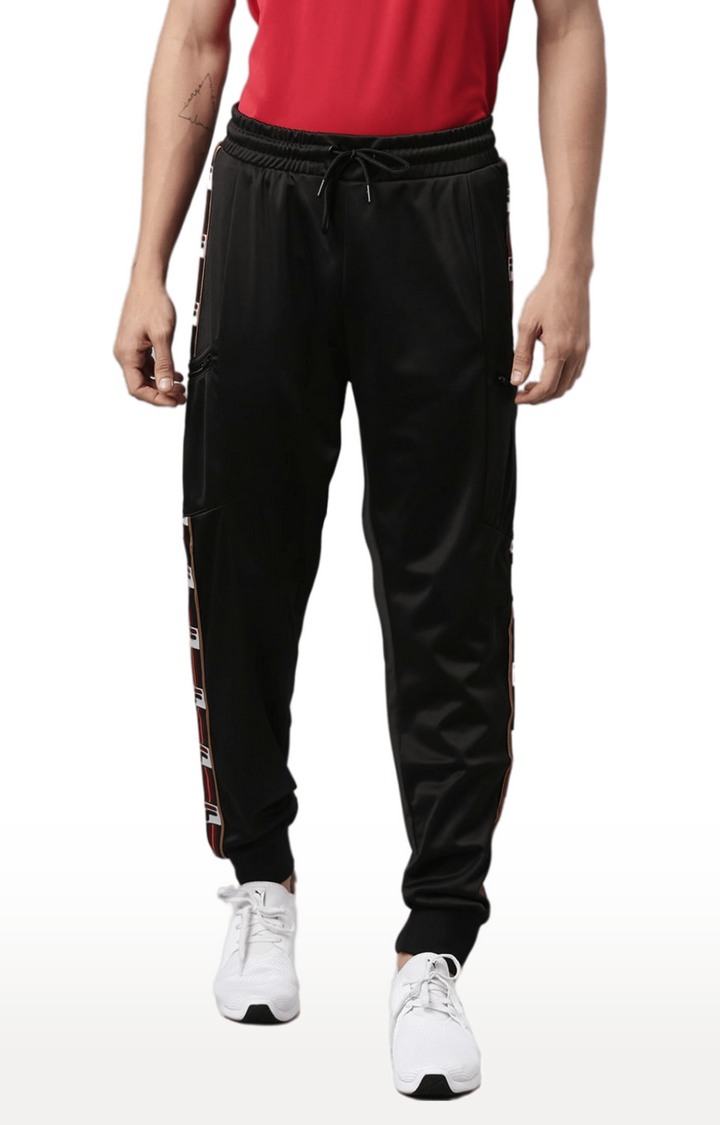 Fila joggers black on sale