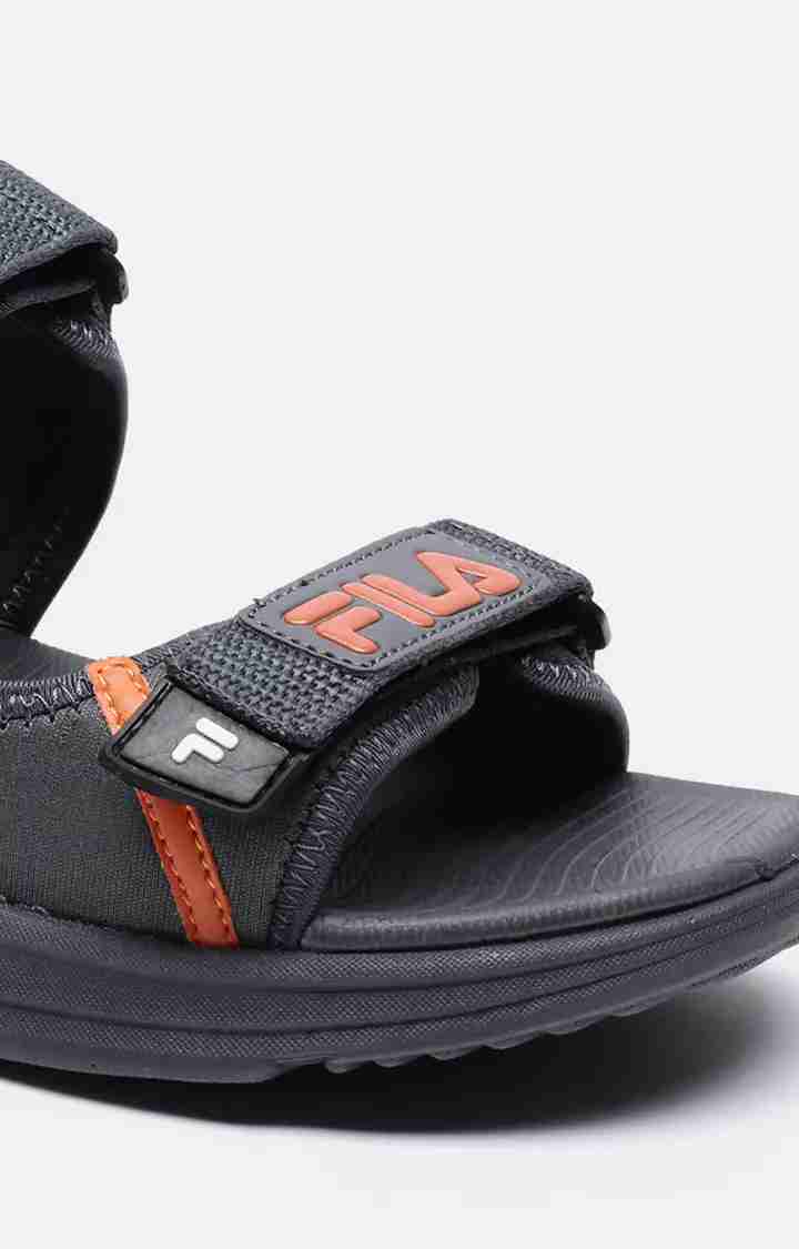 Men's Grey PU Sandals