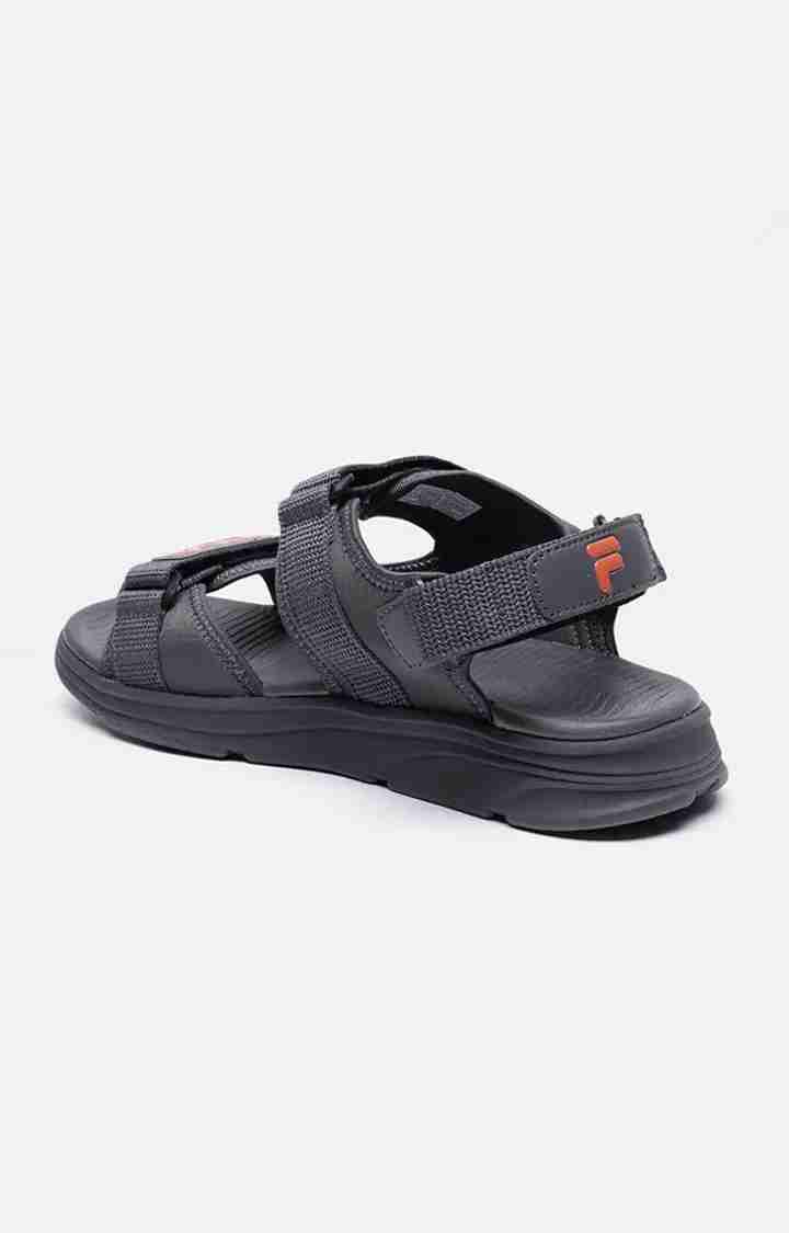 Men's Grey PU Sandals