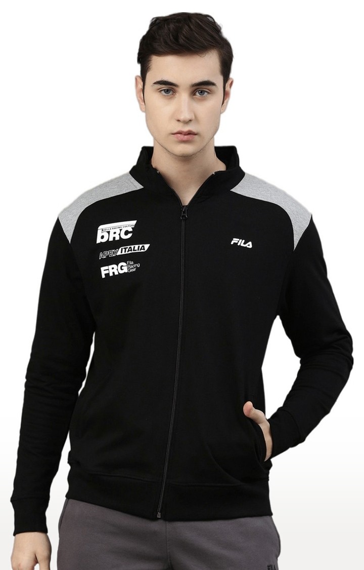 Men s Black Cotton Activewear Jackets