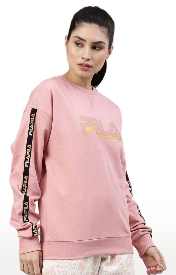 Fila sweatshirt best sale womens pink