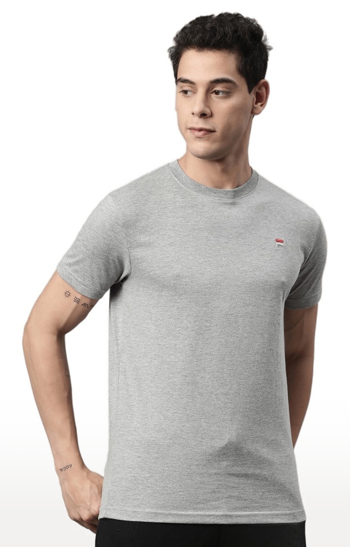 FILA | Men's Grey Cotton T-Shirts