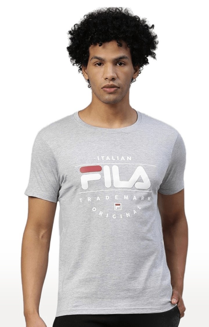 Fila grey t shirt new arrivals