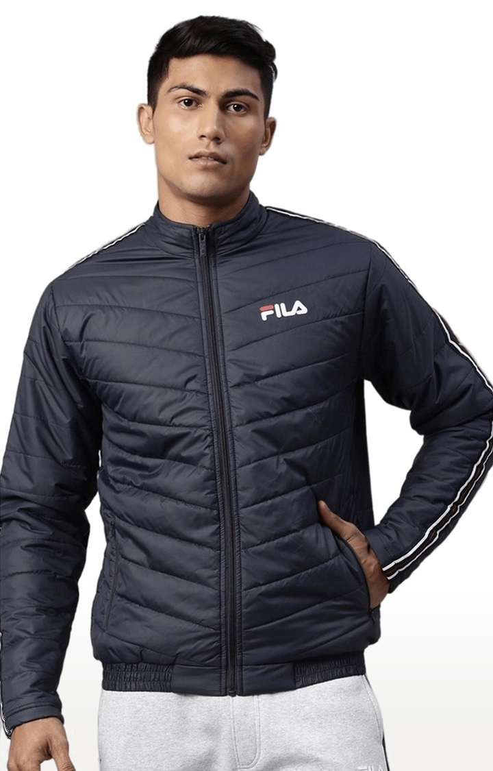 FILA | Men's Blue Polyester Activewear Jackets 0