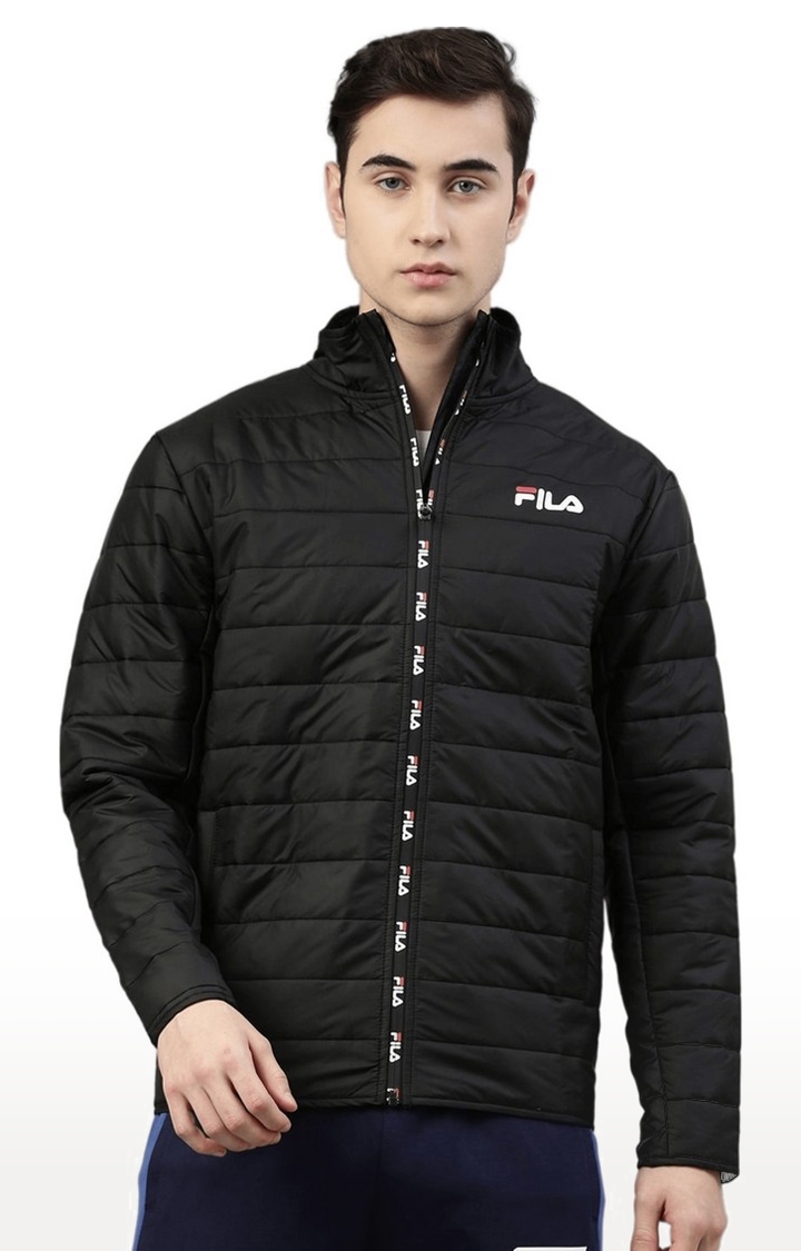 FILA | Men's Black Polyester Activewear Jackets 0