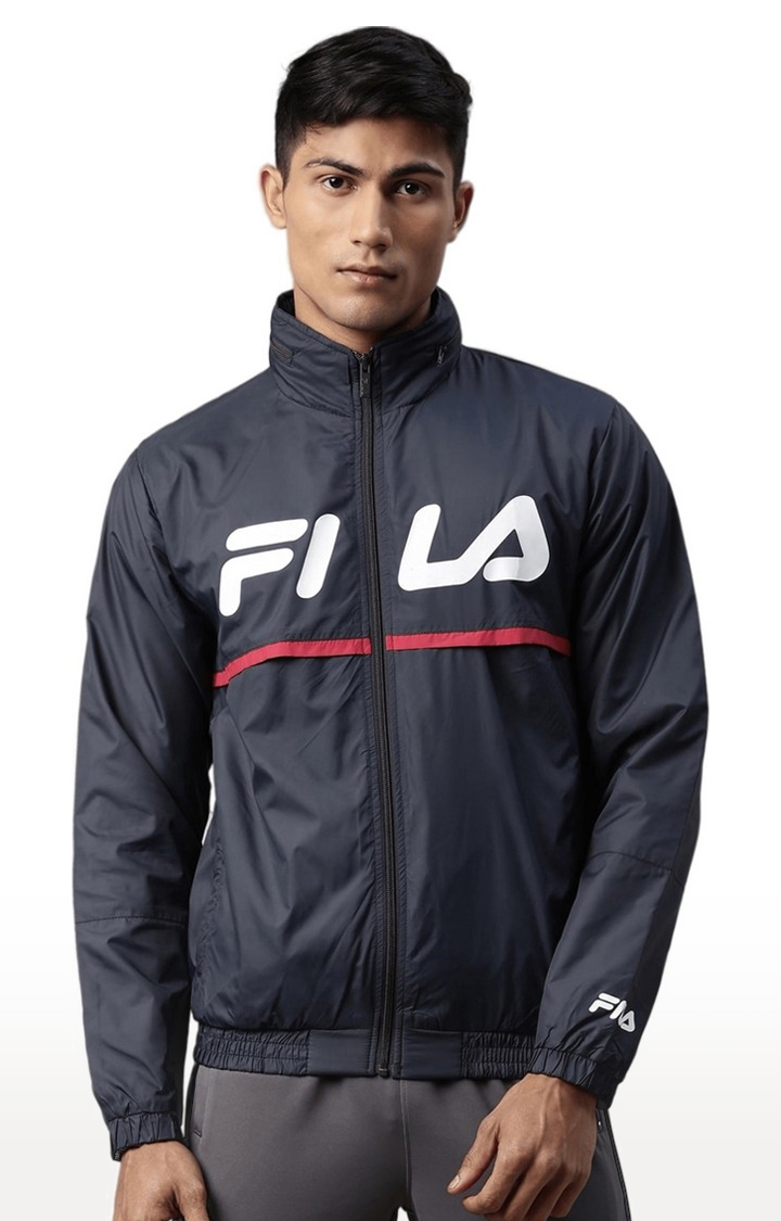 FILA | Men's Blue Polyester Activewear Tops 0