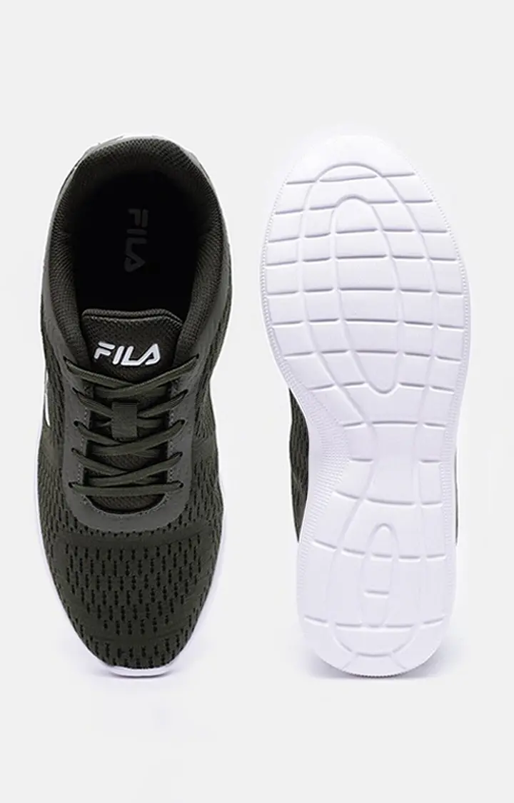 Men's Green PU Outdoor Sports Shoes