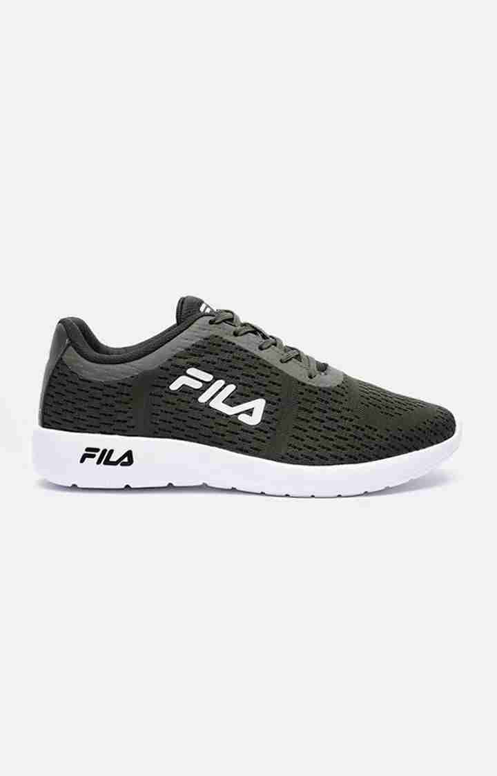 Men's Green PU Outdoor Sports Shoes