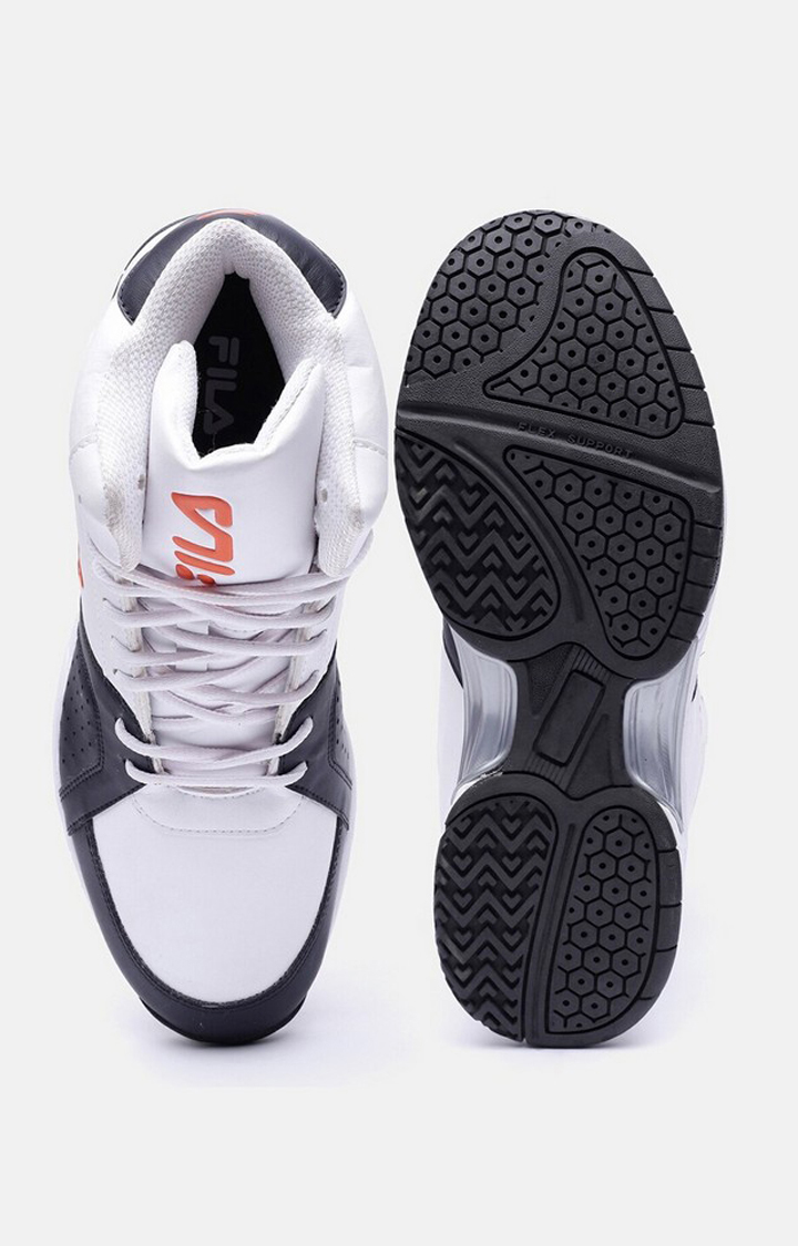 Men's White PU Outdoor Sports Shoes
