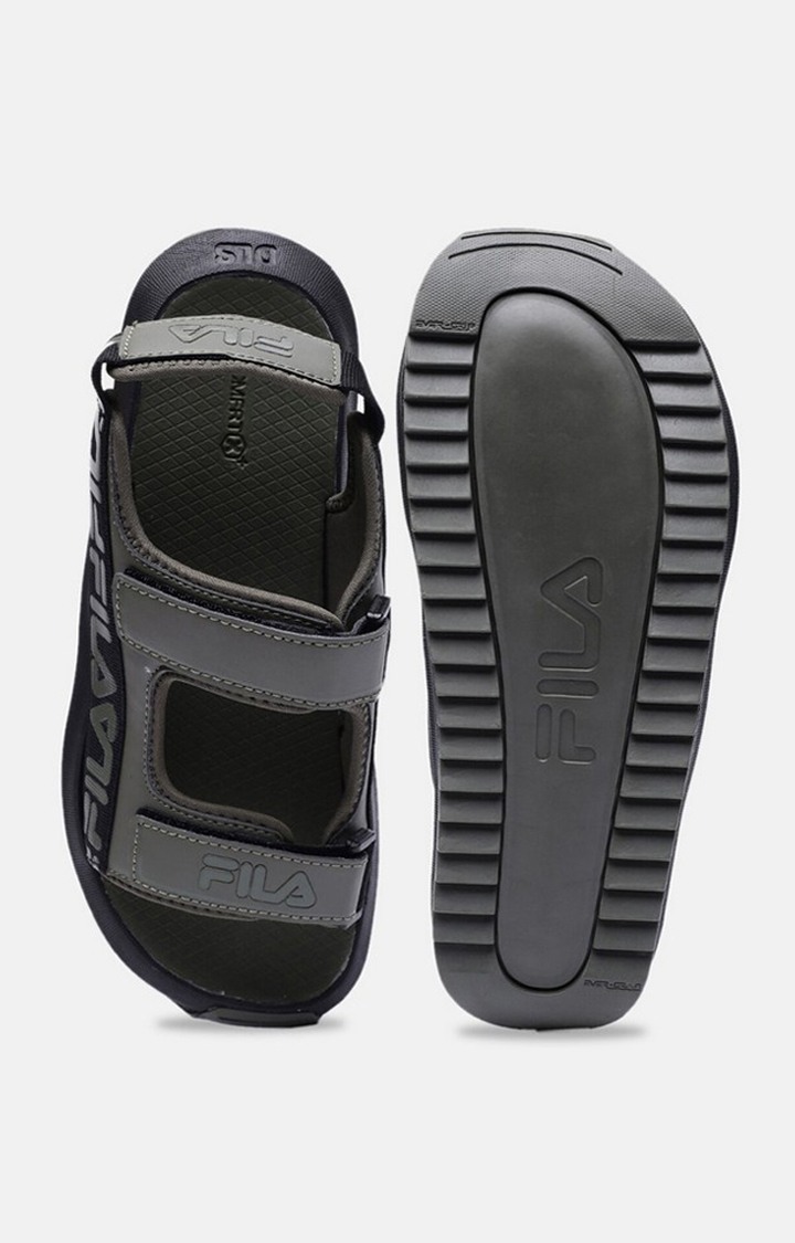 Unisex Green PU Sandals