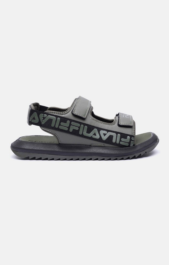 Fila - ATLAS SANDAL 'BLACK/RED/BLACK' - VegNonVeg