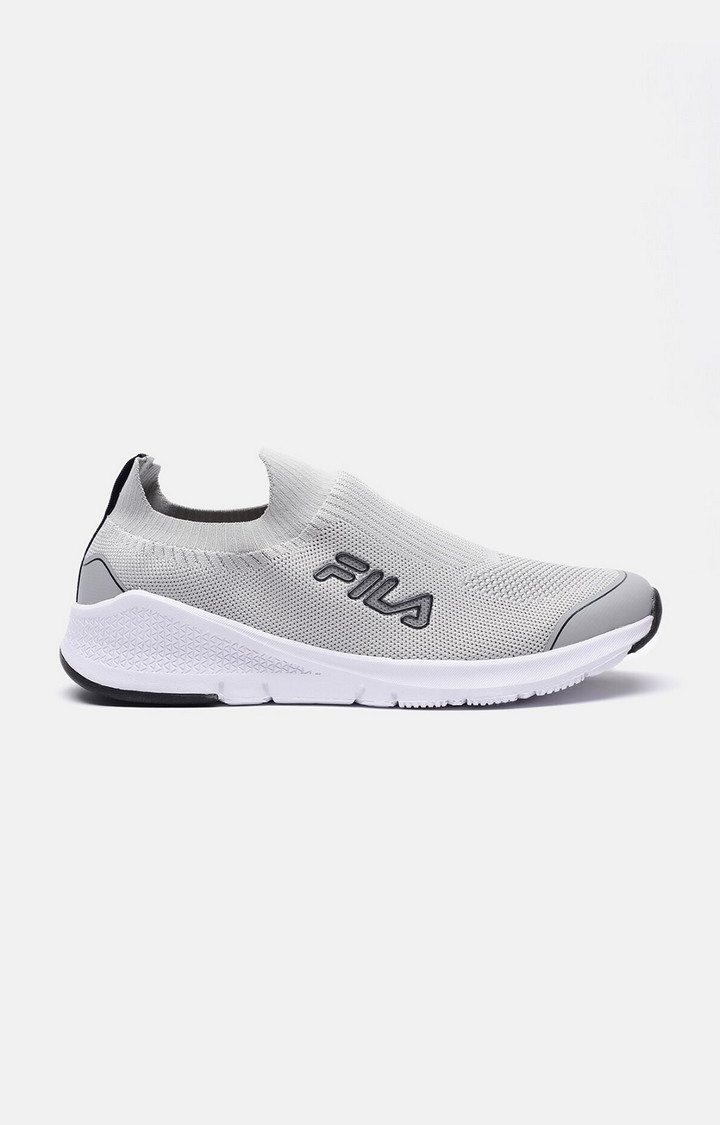 Men's Grey PU Outdoor Sports Shoes
