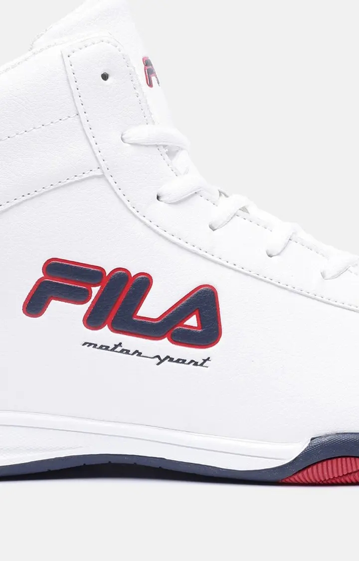 FILA | Men's White PU Outdoor Sports Shoes 5