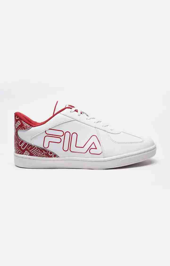 Men's White PU Casual Lace-ups