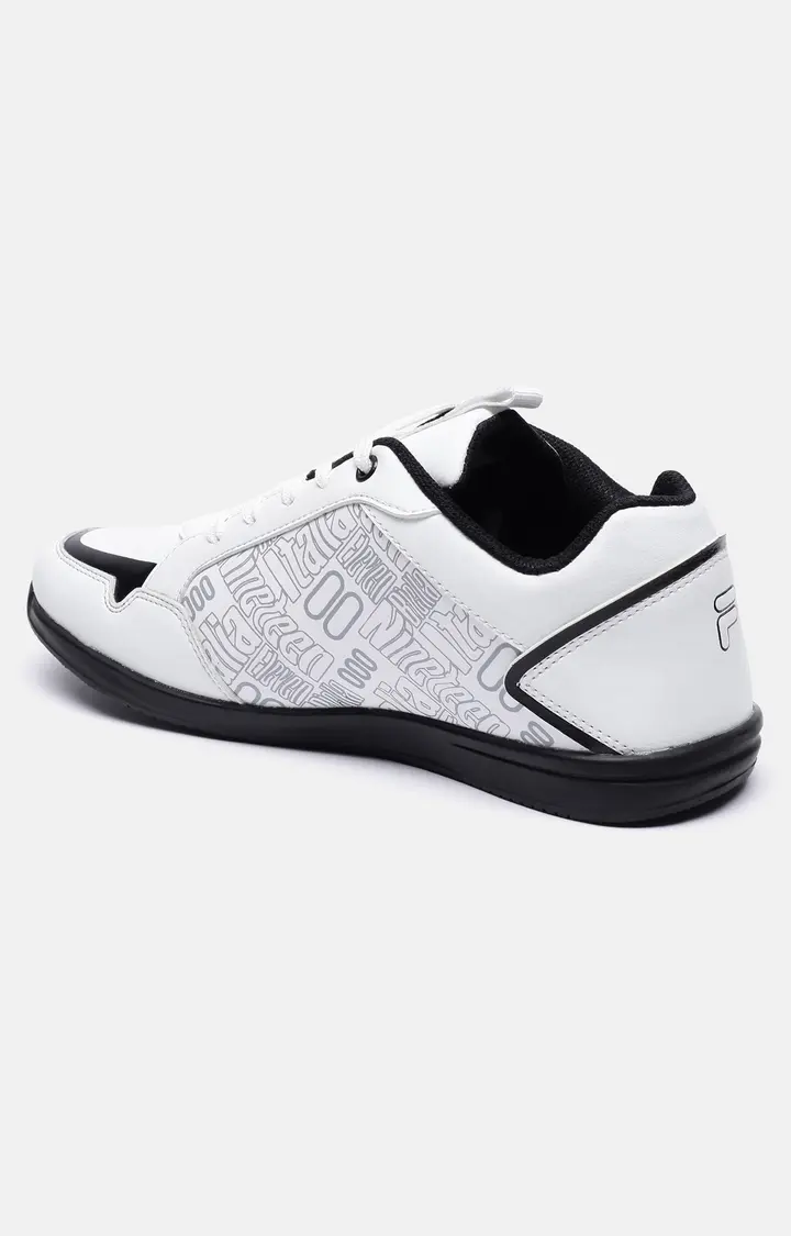 Women's White PU Casual Lace-ups