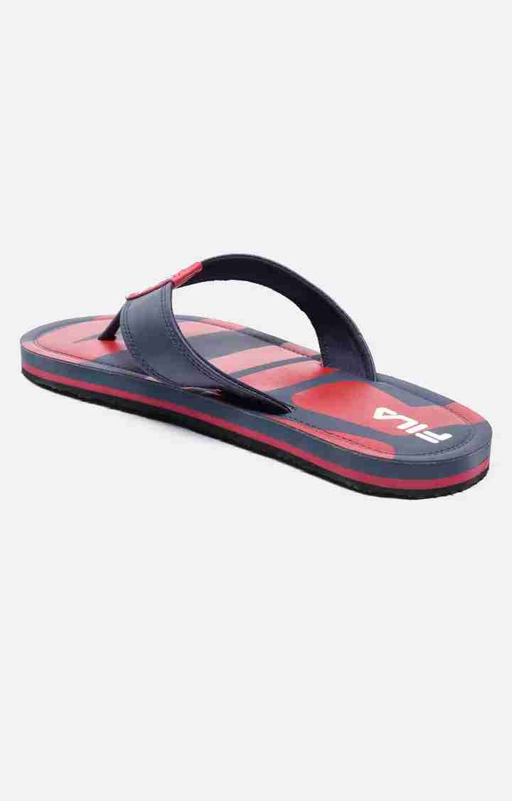 Fila slippers blue best sale