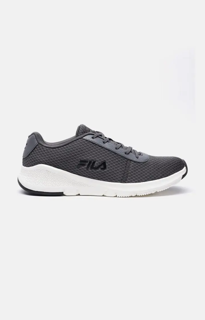 Men's Grey PU Casual Lace-ups