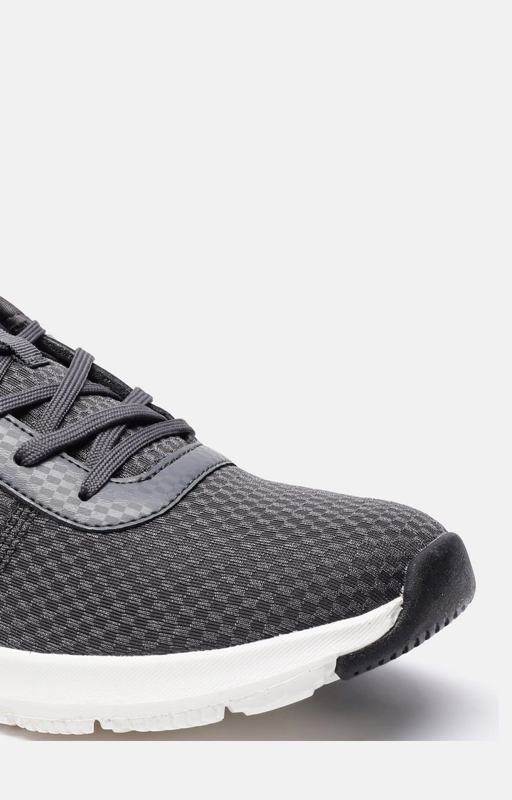 Men's Grey PU Casual Lace-ups