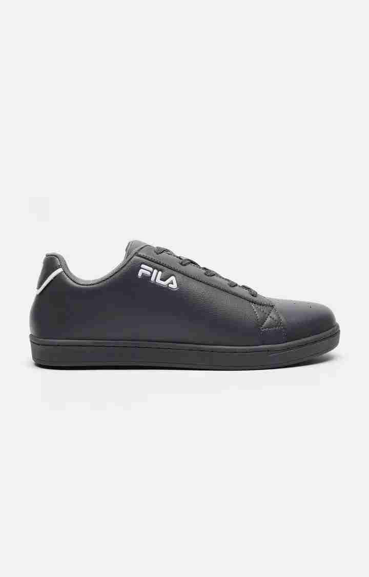 Men's Grey PU Casual Lace-ups