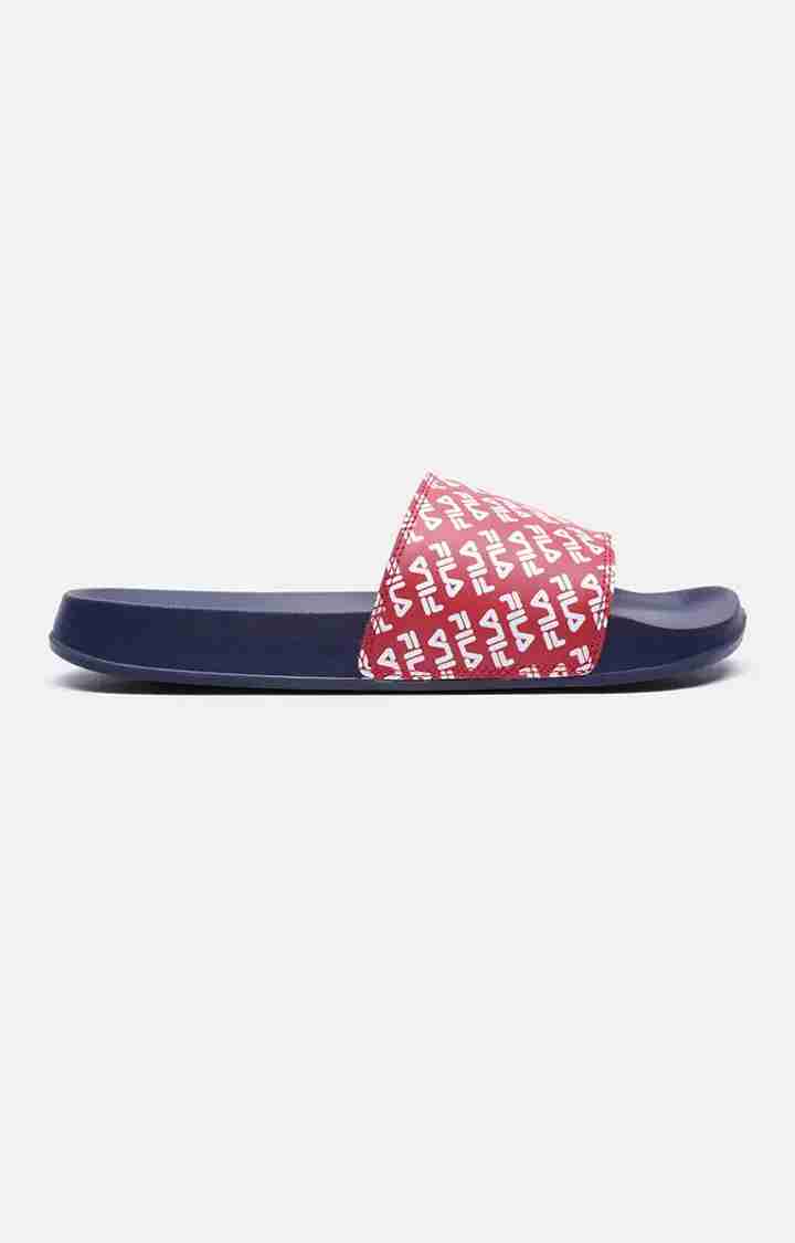 Men s Blue PU Flip Flops