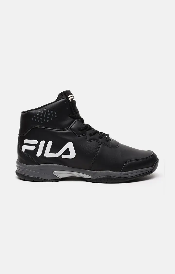 Men's Black PU Outdoor Sports Shoes