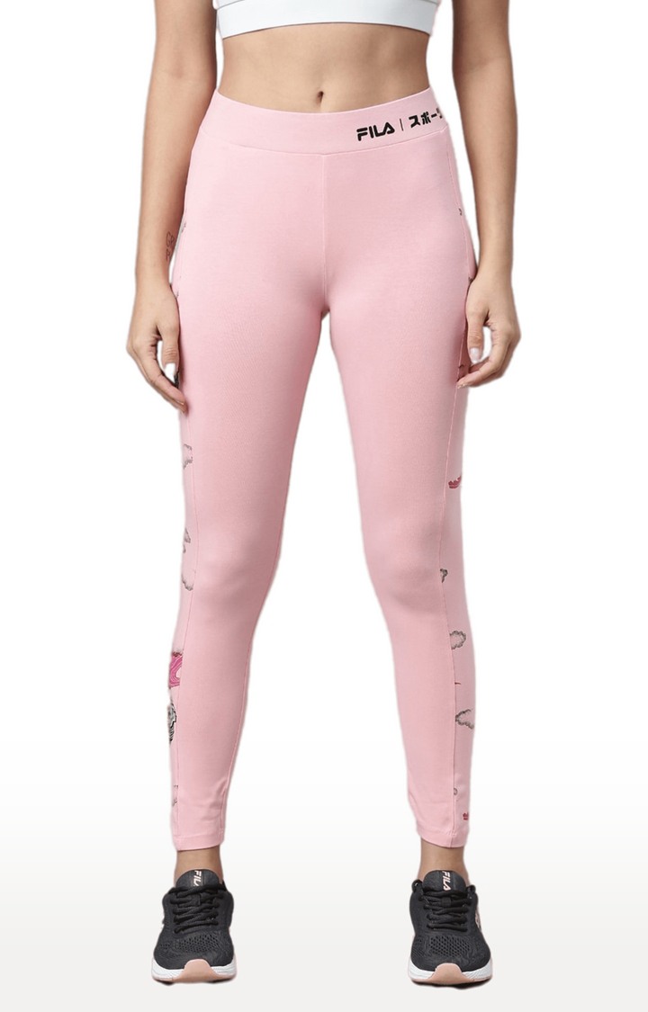 Pink hot sale fila leggings