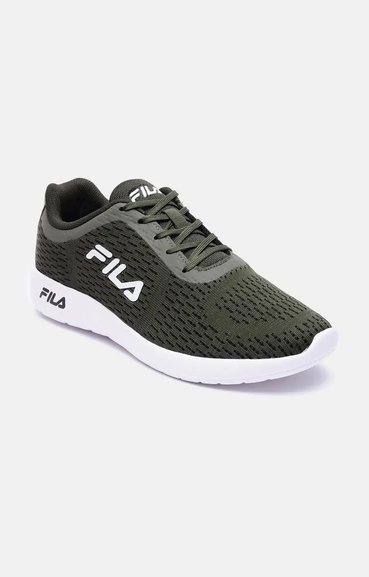 FILA | Men's Green PU Running Shoes