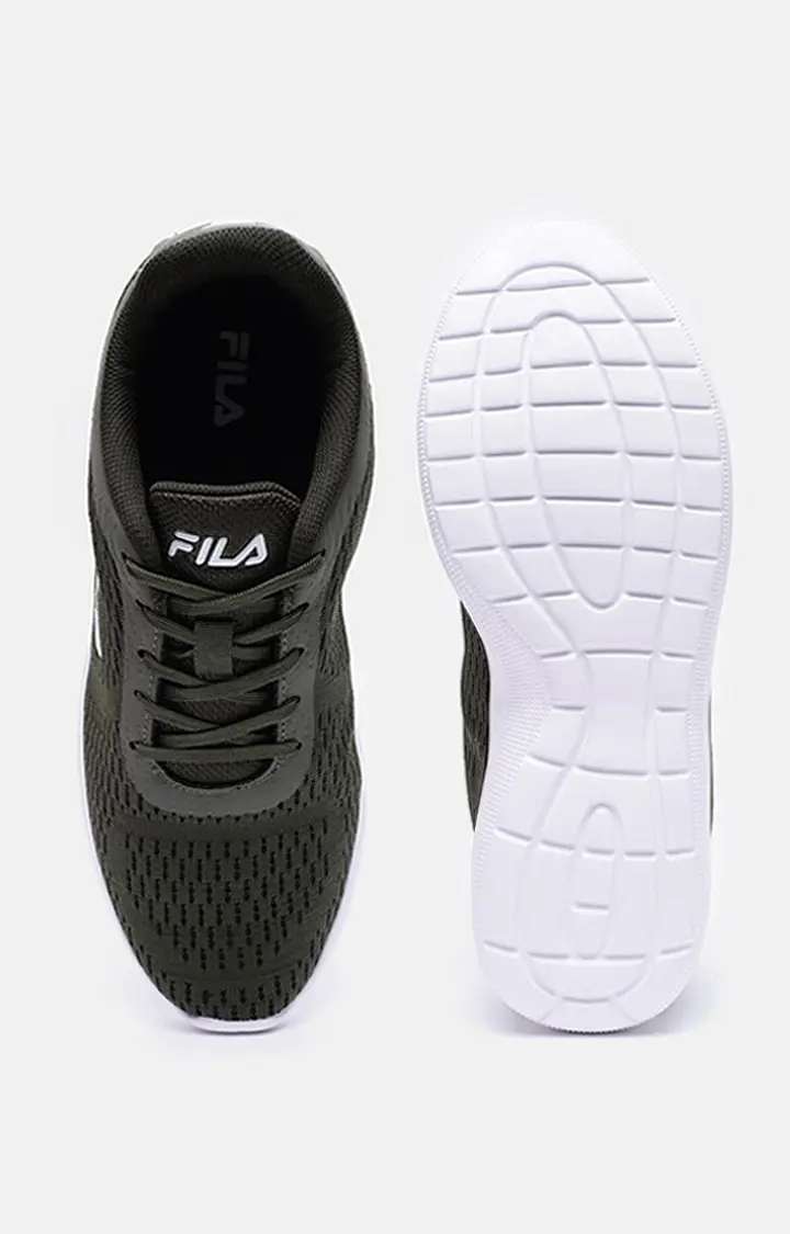 FILA | Men's Green PU Running Shoes 3
