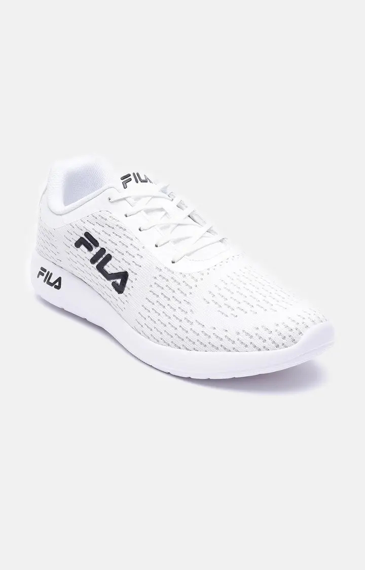 FILA | Men's White PU Running Shoes