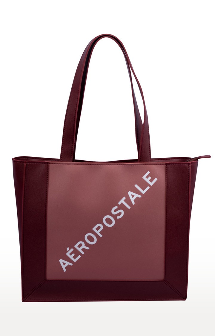Aeropostale Kia Pink Square Tote Bag