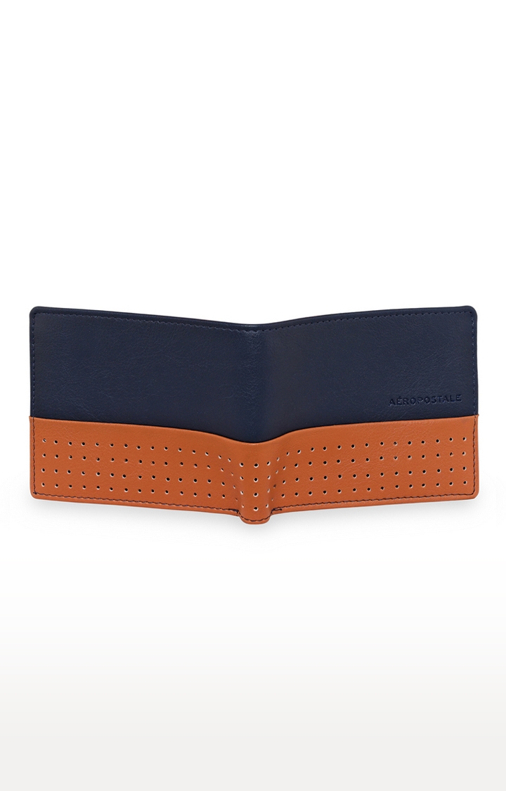Aeropostale | Aeropostale Toby Men's Wallet Slim Fit Vegan Leather (Blue) 2