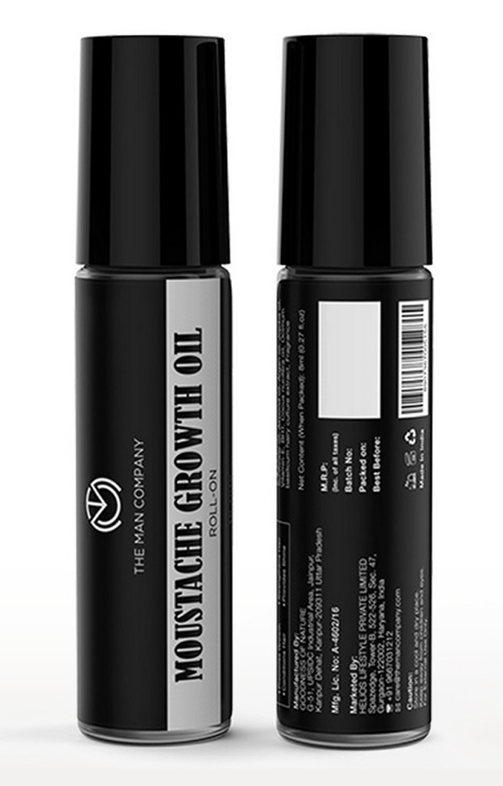 The Man Company Moustache Growth Roll on Hair Oil 