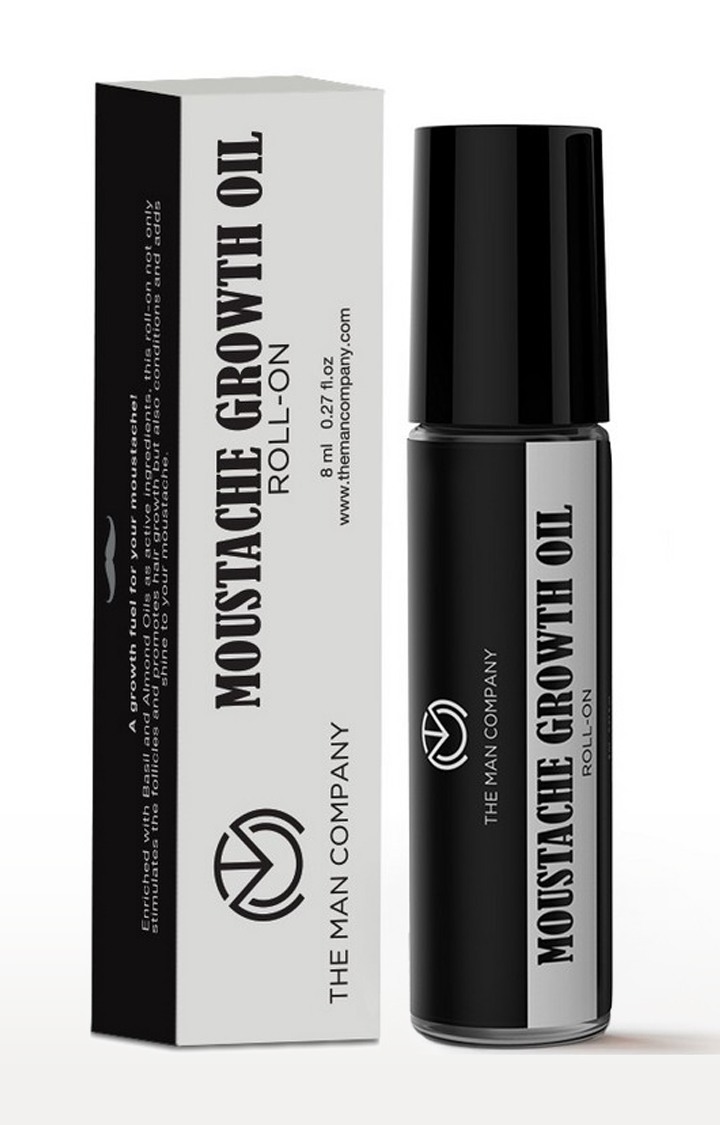 The Man Company Moustache Growth Roll on Hair Oil 