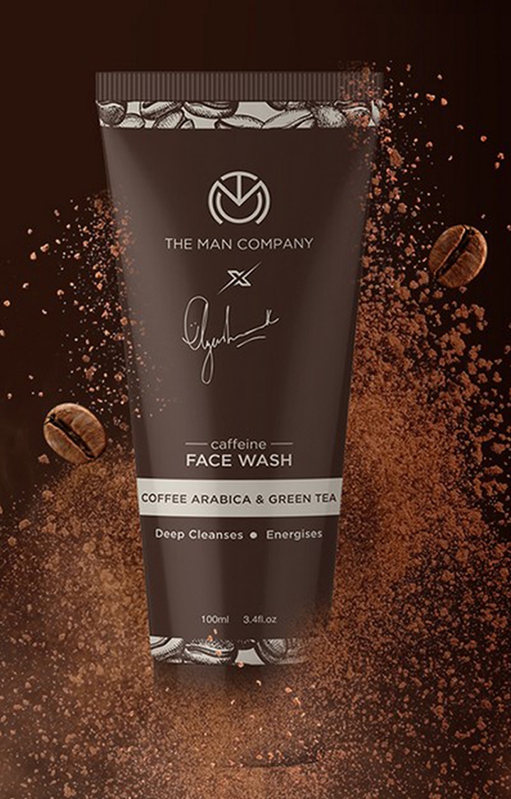 The Man Company | The Man Company Caffeine by Ayushmann Khurrana with Coffee Arabica and Green Tea Face Wash  1