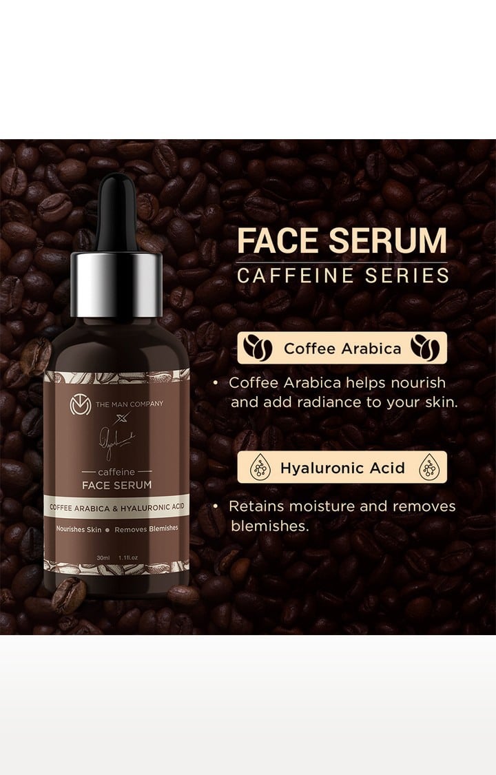 The Man Company | Caffeine Face Serum by Ayushmann Khurrana with Coffee Arabica and Hyaluronic Acid 3