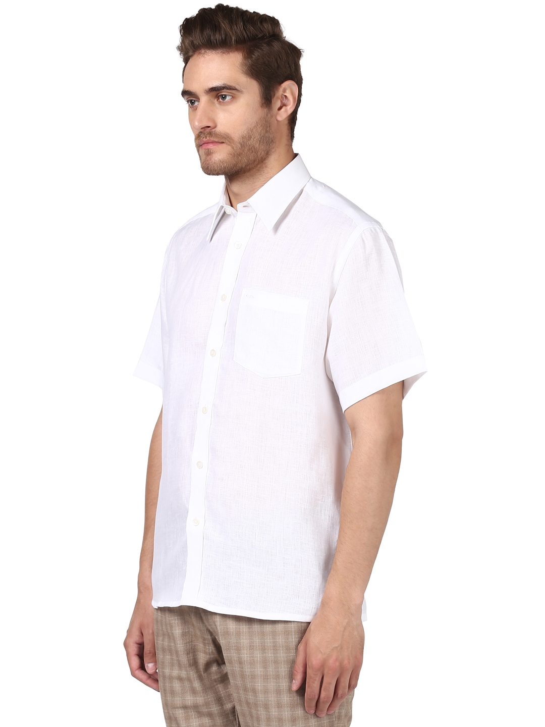 ColorPlus | ColorPlus White Casual Shirt 2