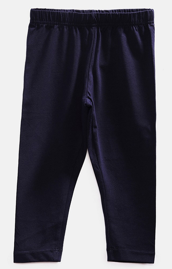 Ethnicity | Ethnicity Ankel Length Fashion Kids Navy Knit Trousers 0