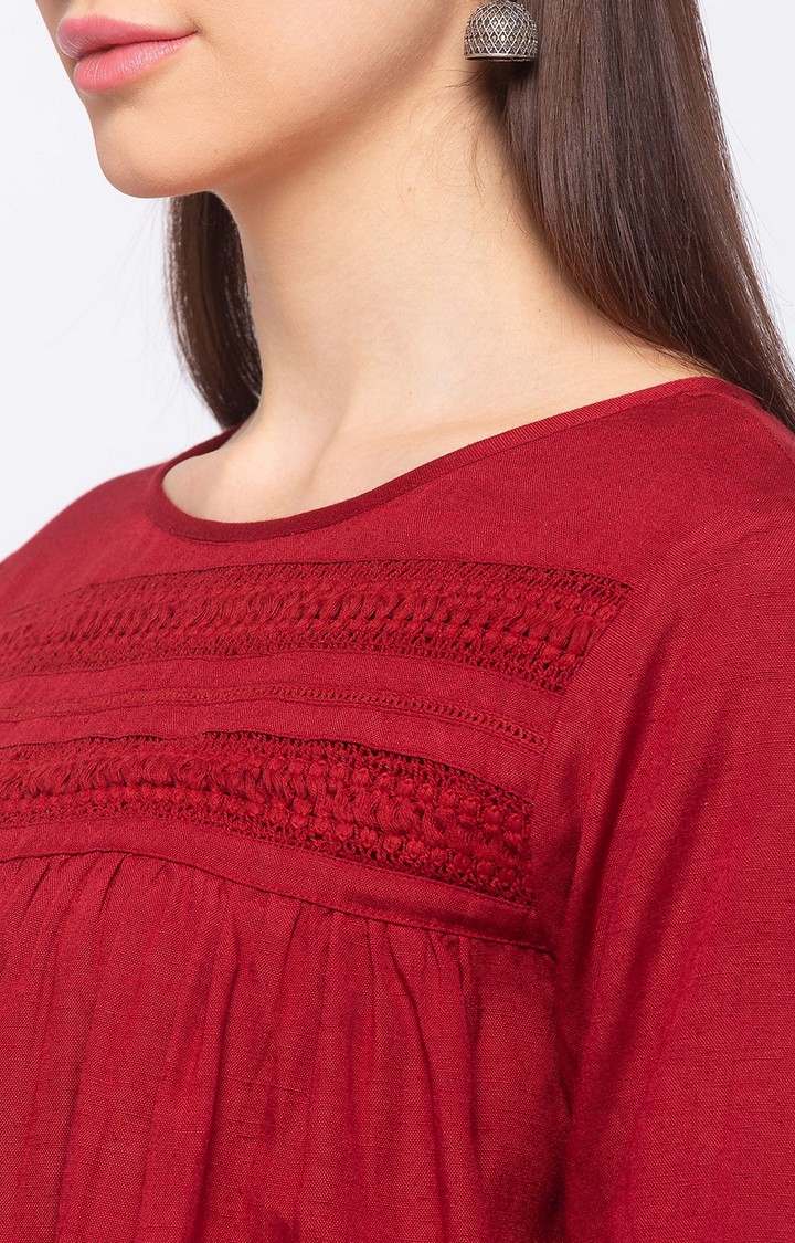 Ethnicity Liva Flared Women Tunics Top