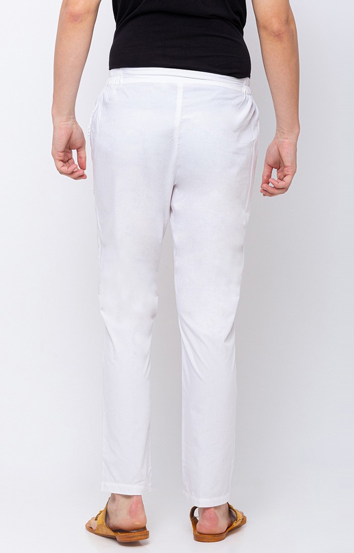 Buy White Men Pant Cotton for Best Price Reviews Free Shipping