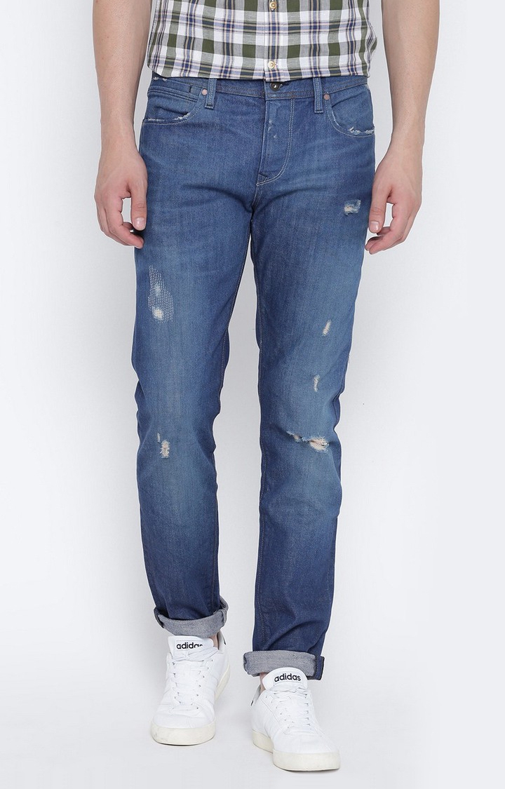 Pepe Jeans | Men Blue Tapered Jeans 0