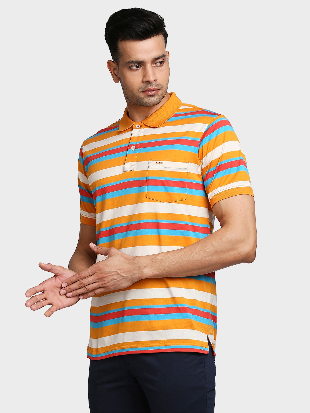 ColorPlus Orange T-Shirt For Men