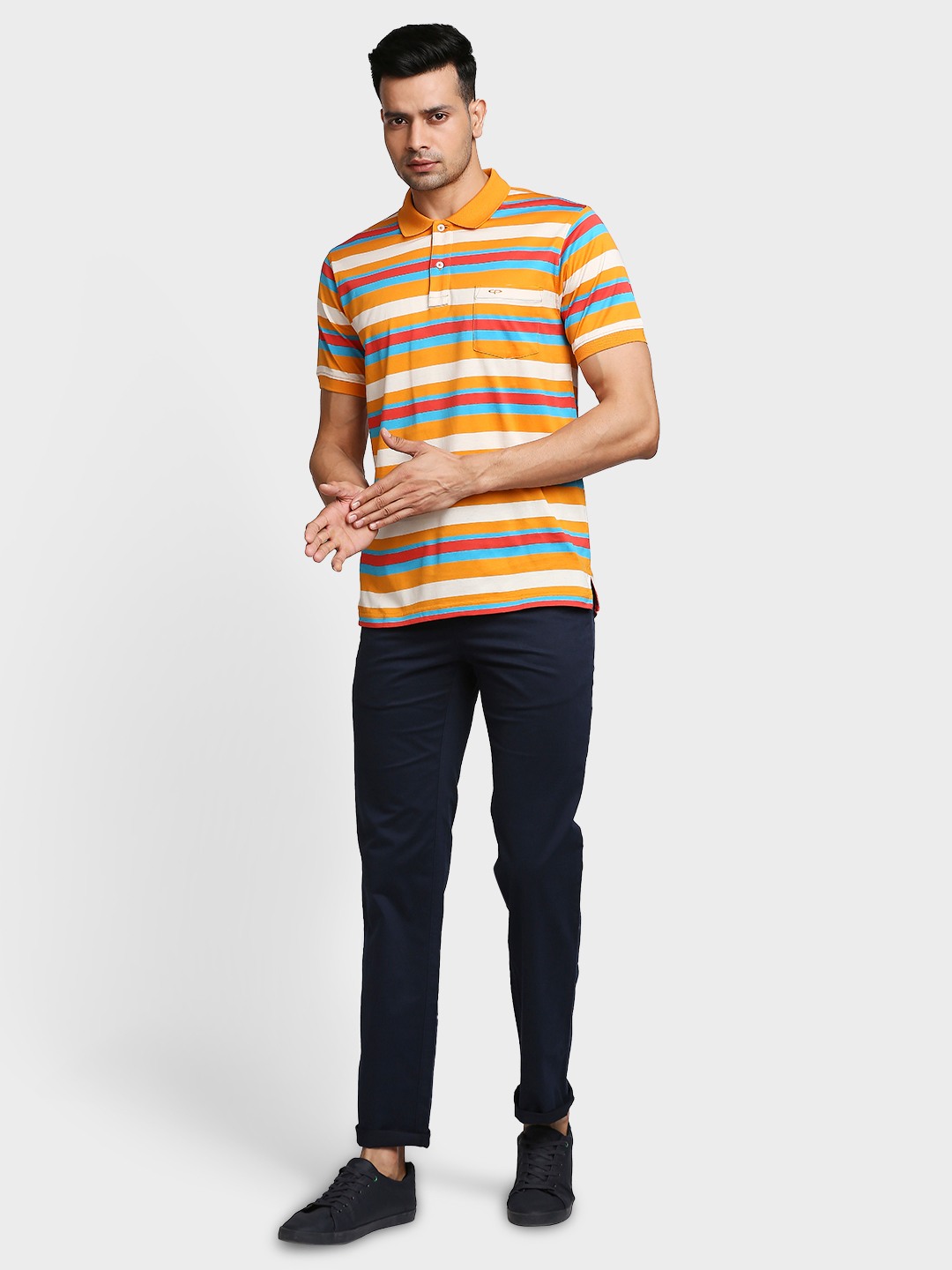 ColorPlus Orange T-Shirt For Men