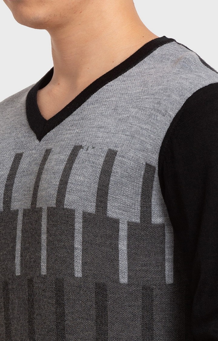 ColorPlus | ColorPlus Tailored Fit Black Sweater For Men 5