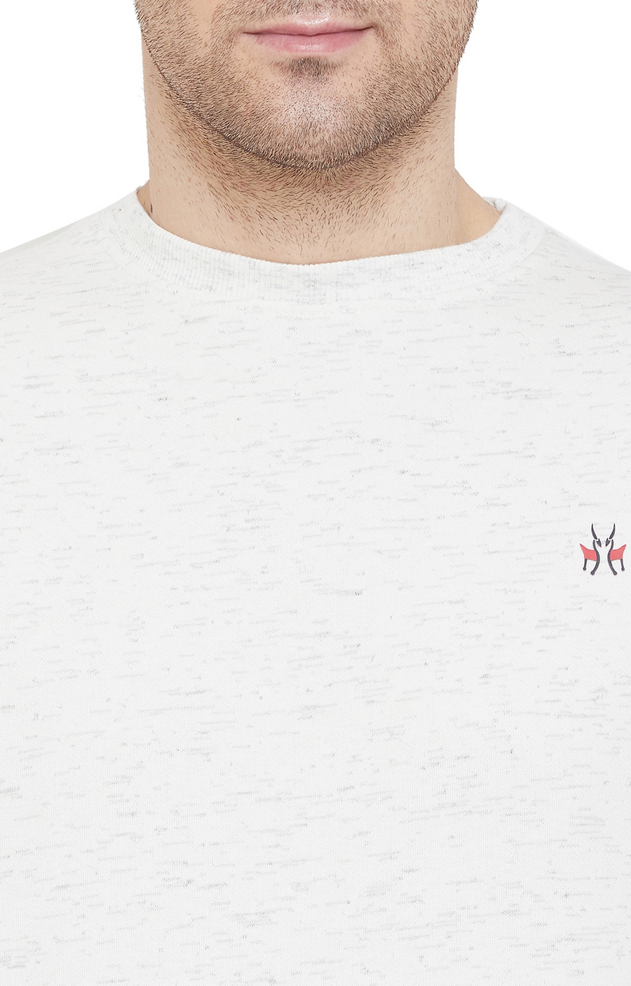 Crimsoune Club | White Solid Sweatshirts 5